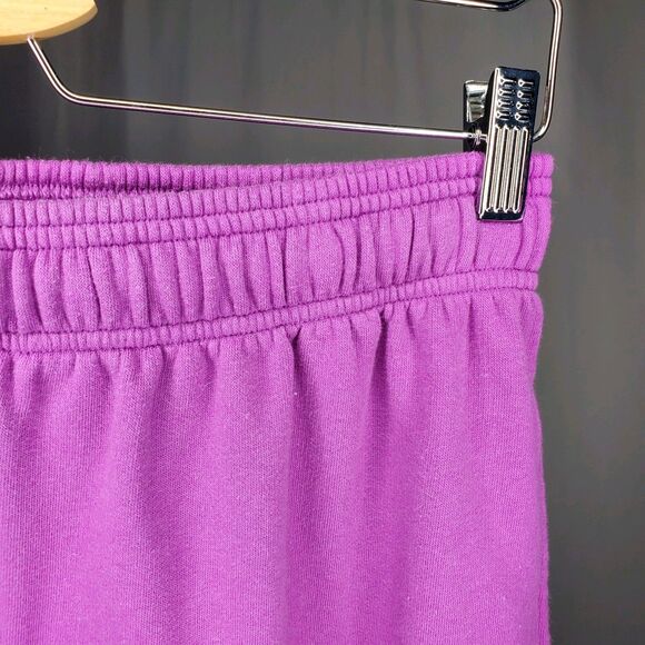 Pink Victorias Secret Fleece Tracksuit Hoodie Medium Purple Full Zip Pocket Logo - Picture 7 of 15